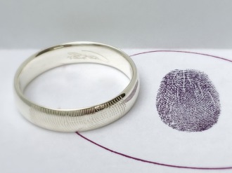 Fingerabdruck Trauringe Aachen - besondere Ringe! Individuelle ausgefallene